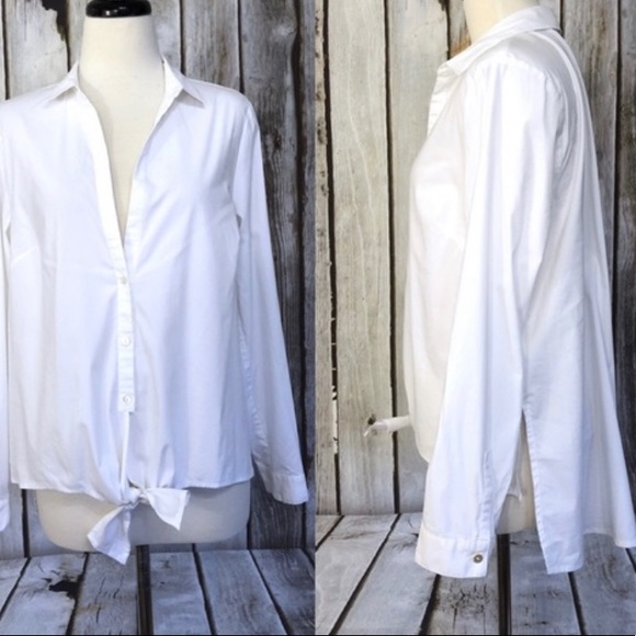 J. Jill Tops J Jill White Shirt Collection Womens Xl Excellent